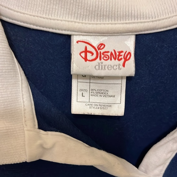 Disney Direct polo shirt, women’s size L, navy with white collar - Picture 4 of 8